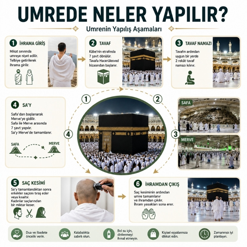 Umrede Neler Yapılır​